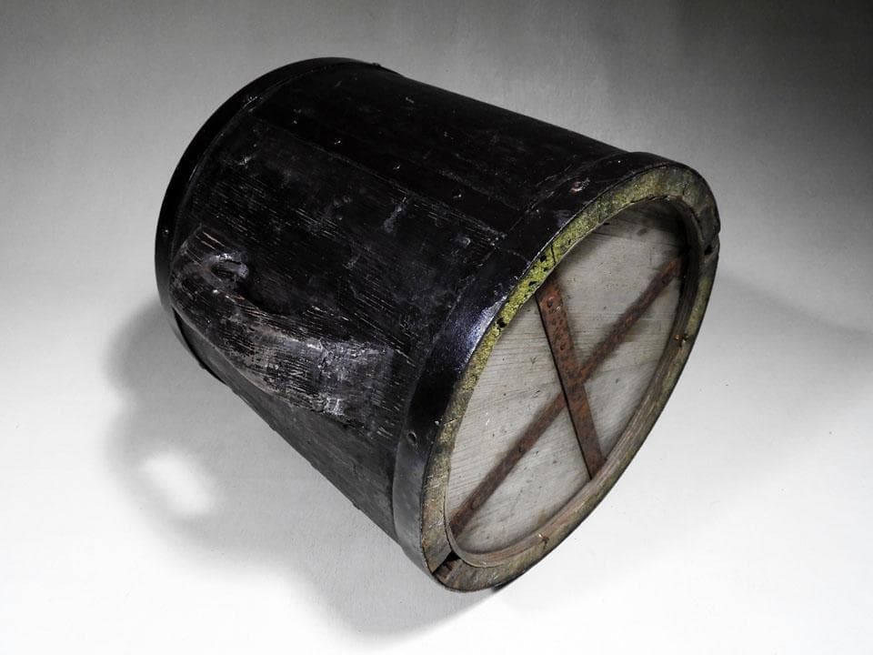 ●滅多にありません 半斗升 五升枡 昭和レトロ 民具 古道具 高さ25.5㎝