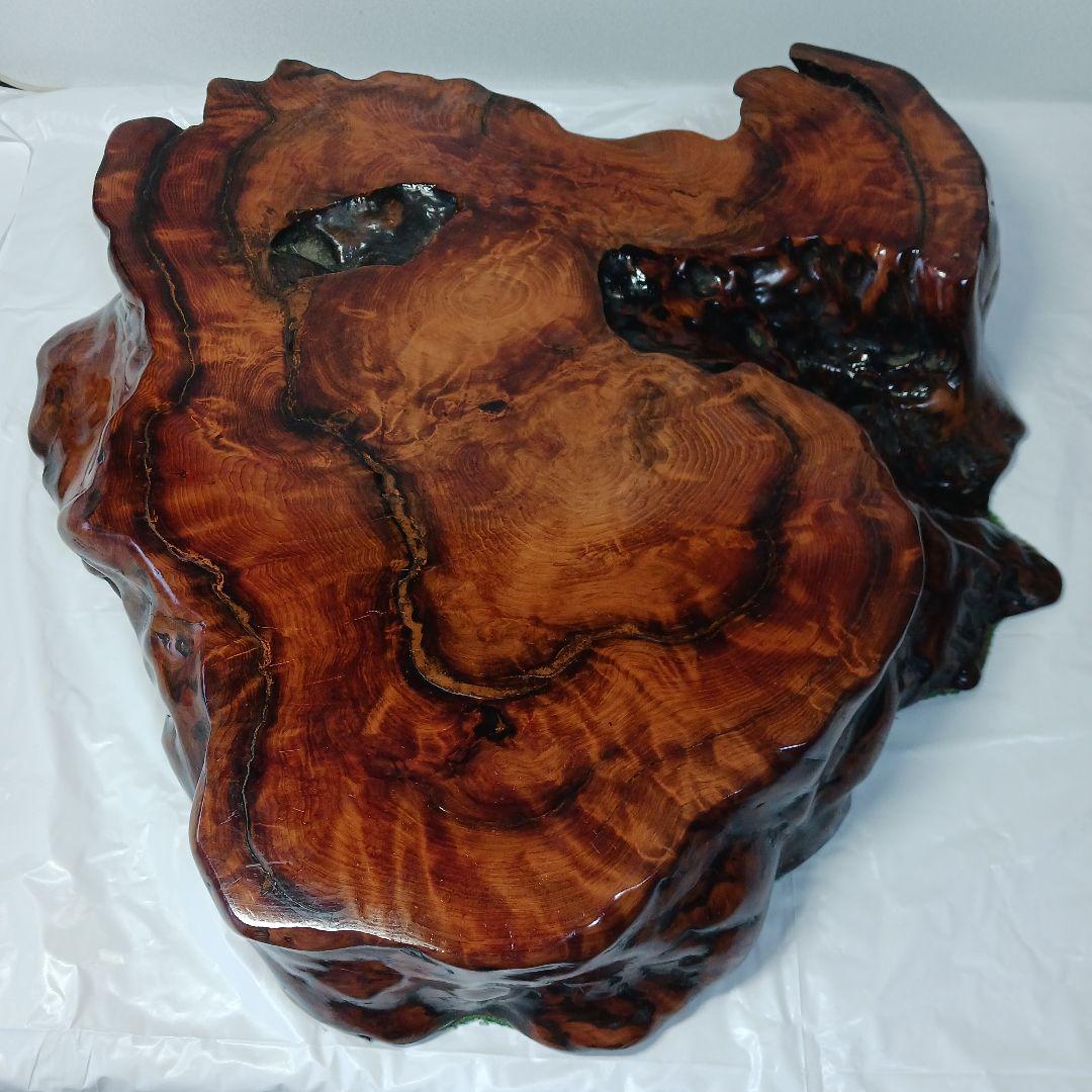 送料込み　屋久杉　希少厚切り台座