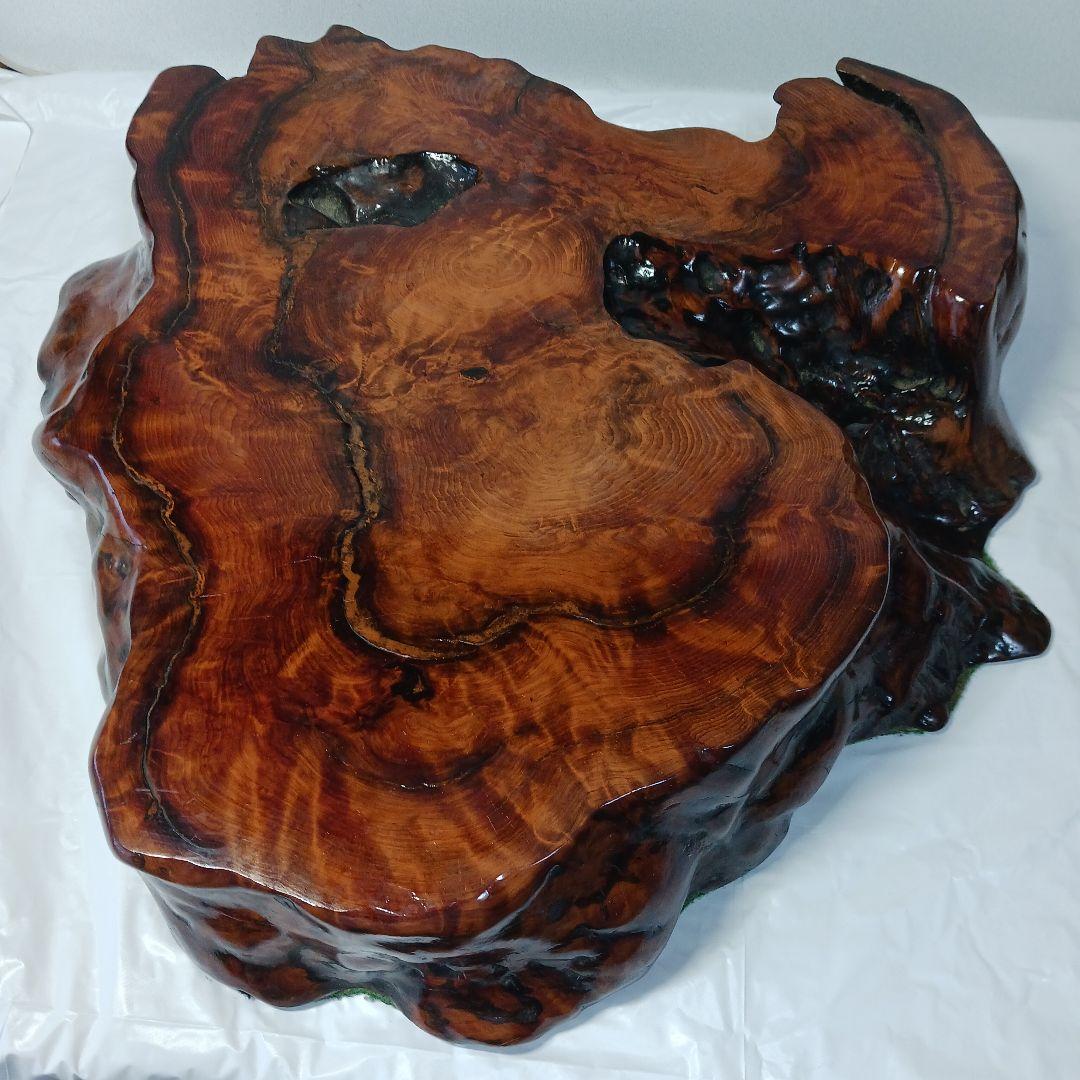 送料込み　屋久杉　希少厚切り台座