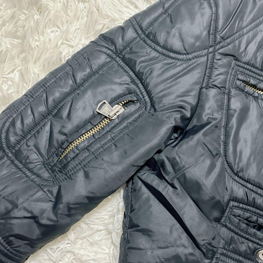 【c6701】DIESEL ディーゼル　ナイロンライダースジャケット