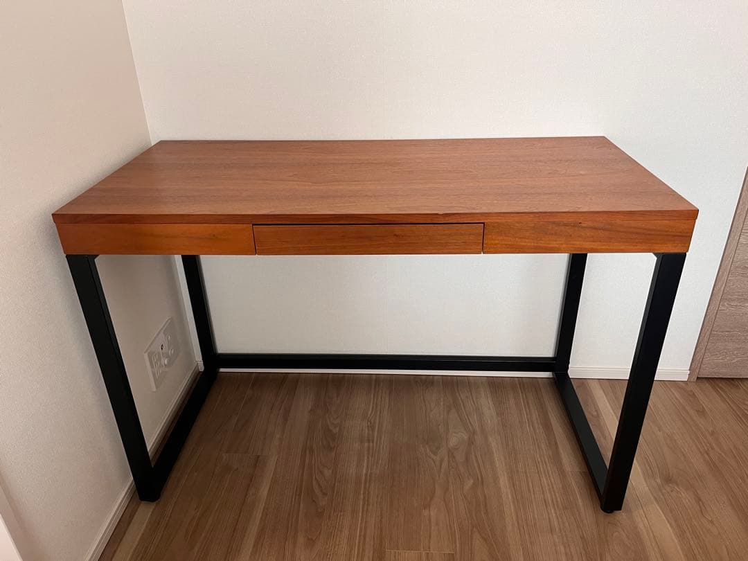 木製×スチール脚 ワークデスク・PCデスク
