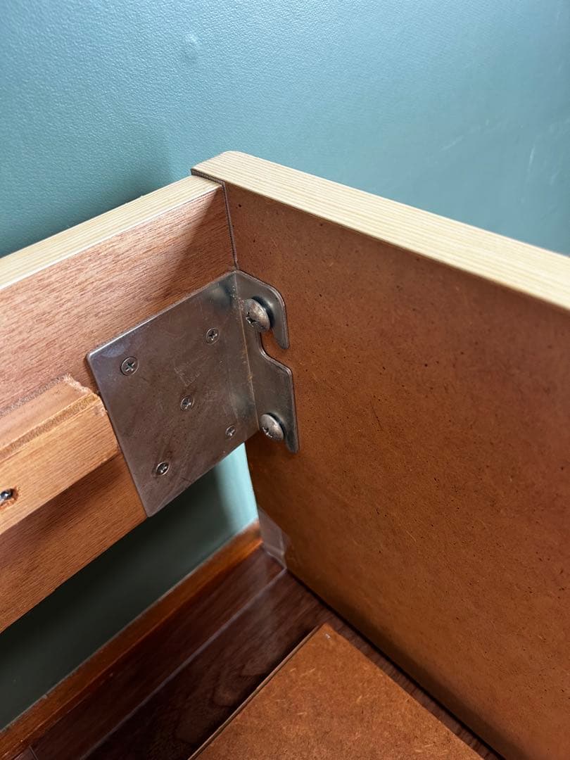 木製シングルベッドフレーム 引き出し付き