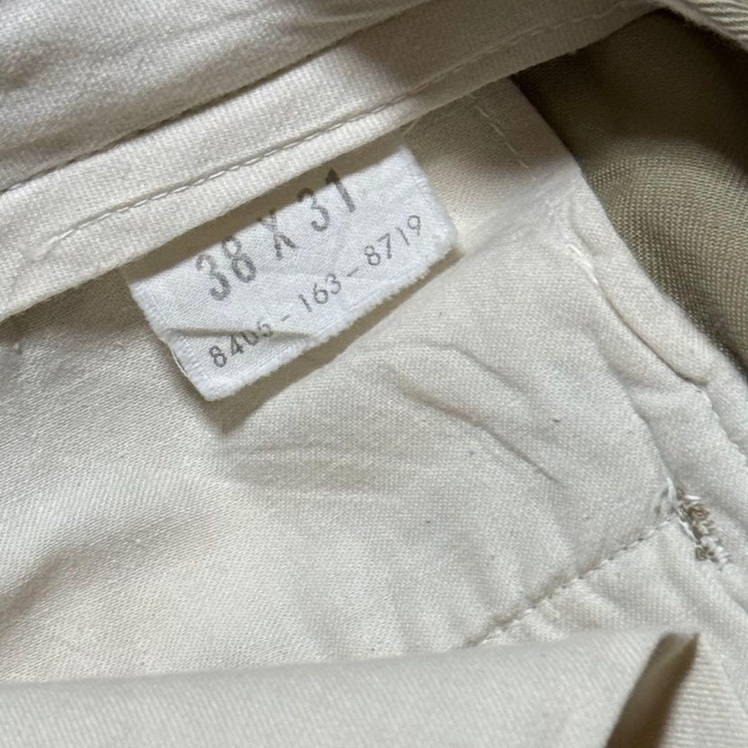 【US military】ミリタリーチノ 両玉縁 38×31 50s〜60s