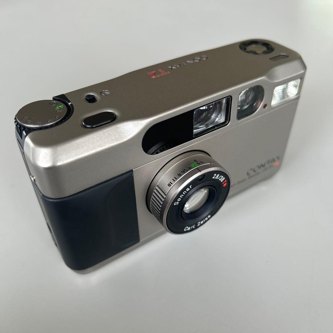 【専用品】CONTAX T2 チタンシルバー フィルムカメラ contaxt2