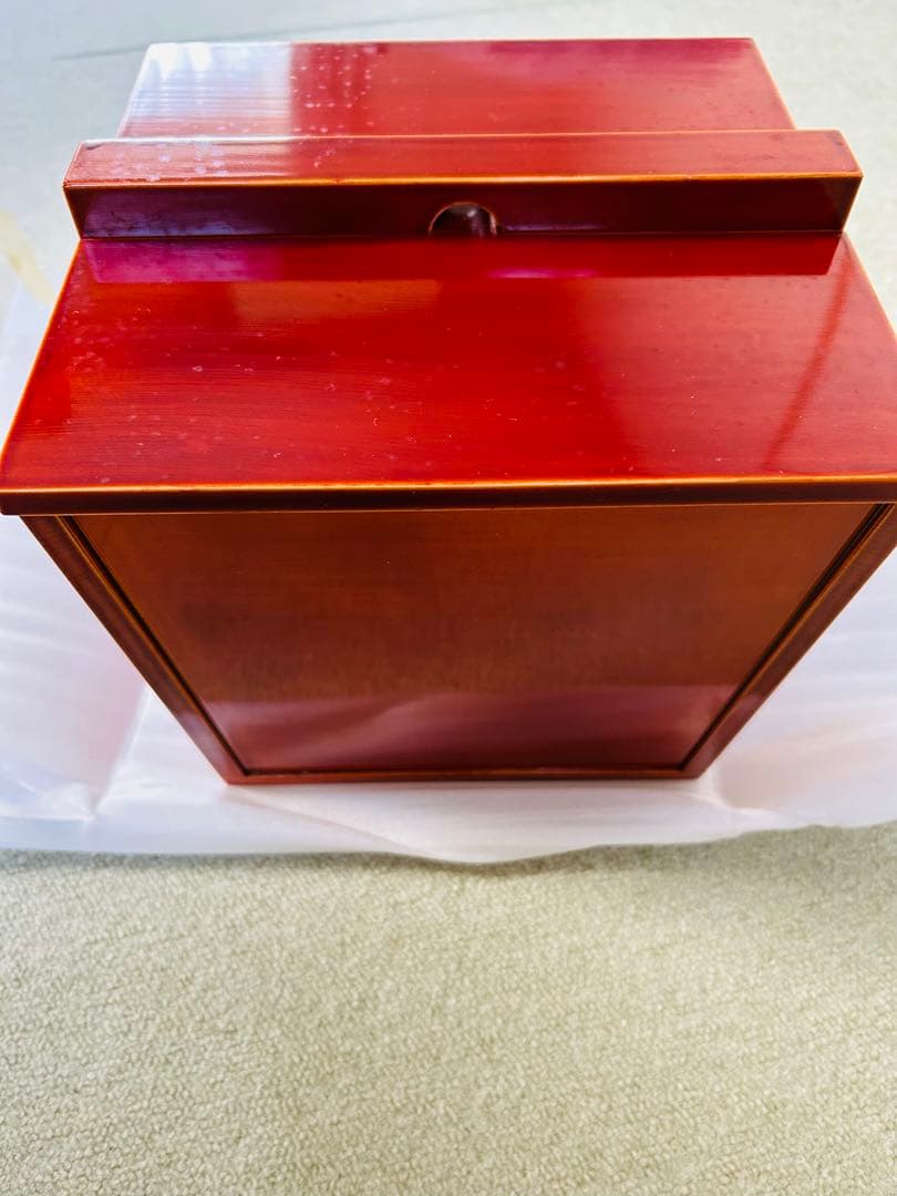 未使用品　飛騨春慶　つるべ水指　春慶塗　水差し　茶道