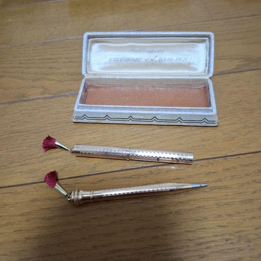 EVER SHARP　エバーシャープ GOLD FILLED 万年筆 ケース付き