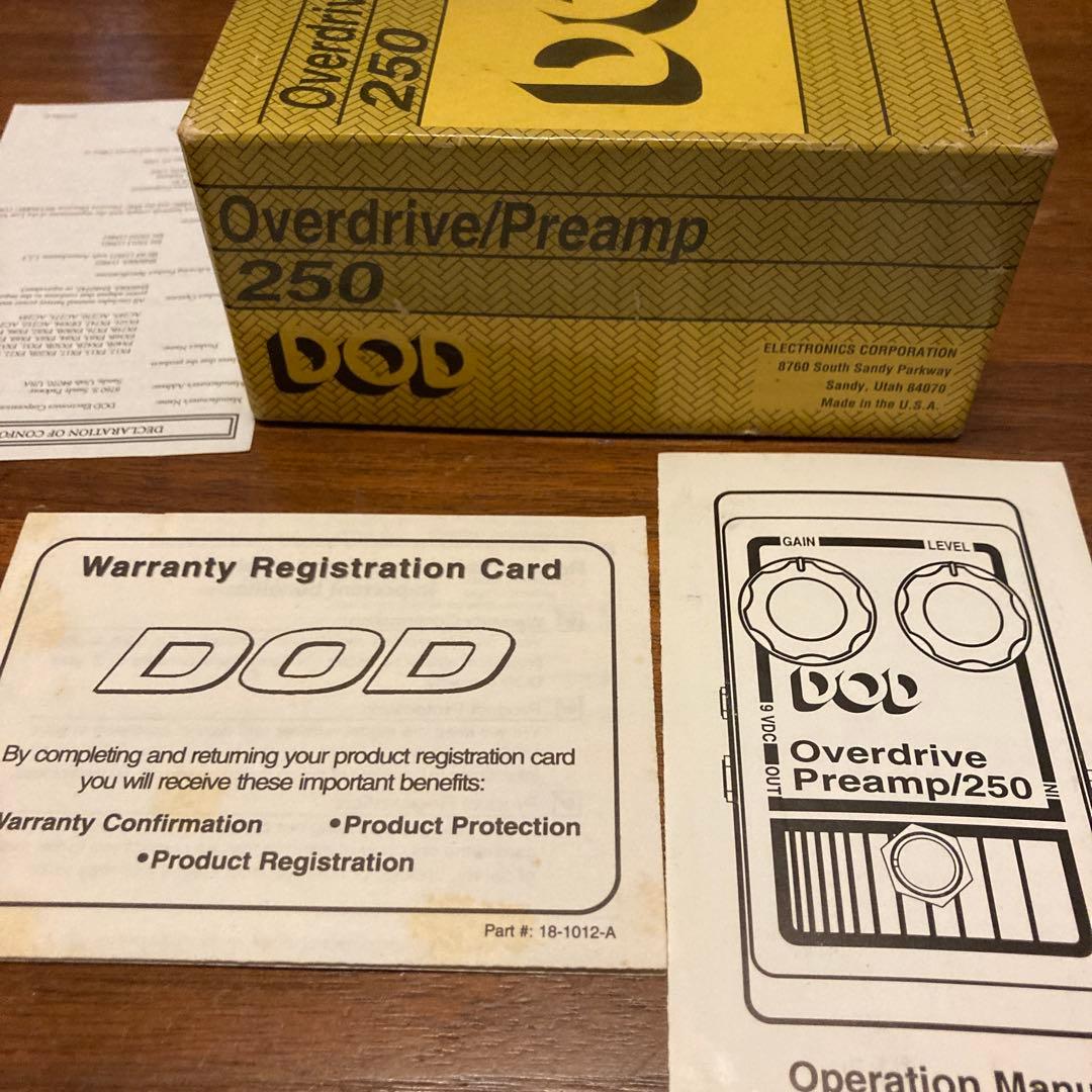 【美品】DOD Overdrive Preamp 250