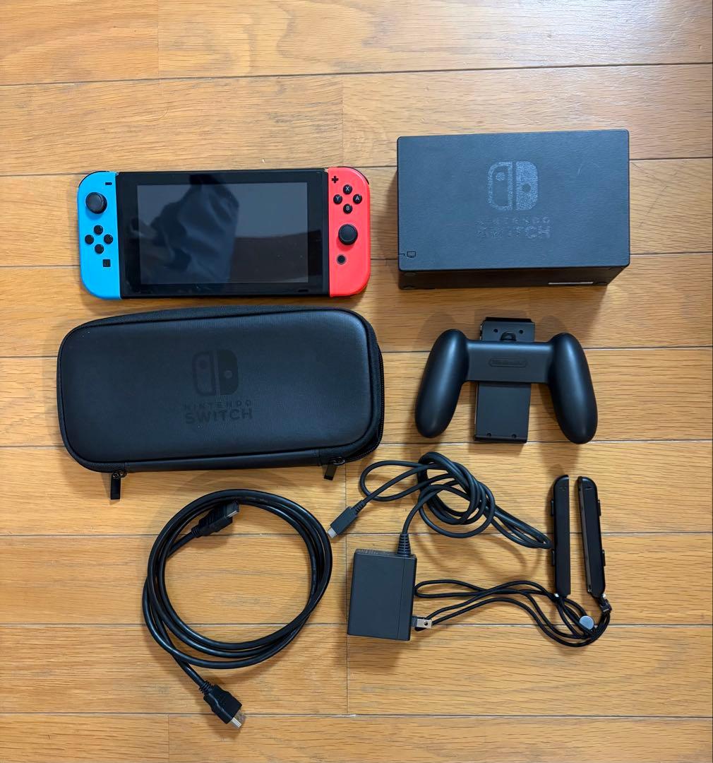 Nintendo Switch 赤/青 本体 + 付属品