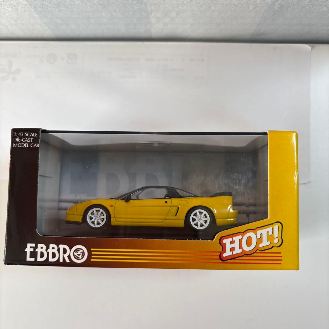 エブロ（絶版品）ホンダNSXタイプーR 2002（イエロー）3000個限定