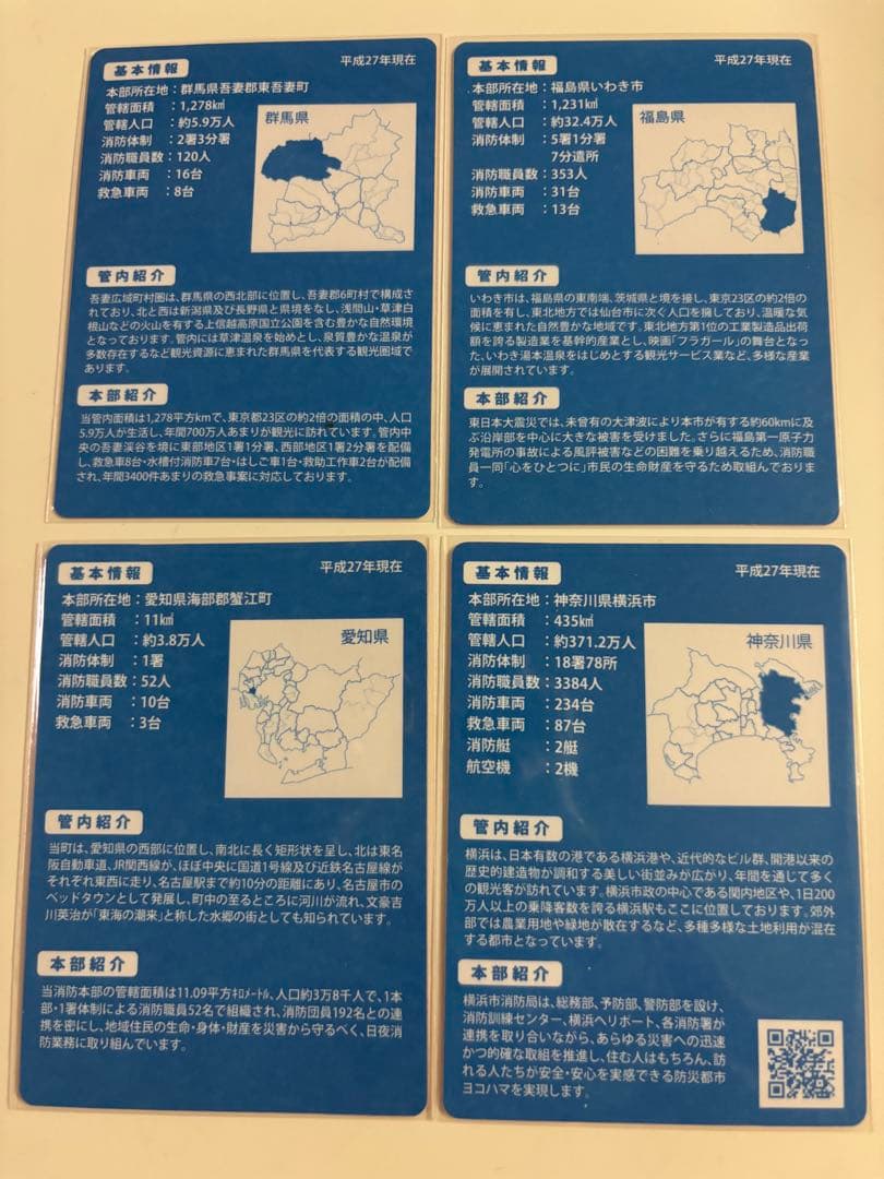 消防カード12枚