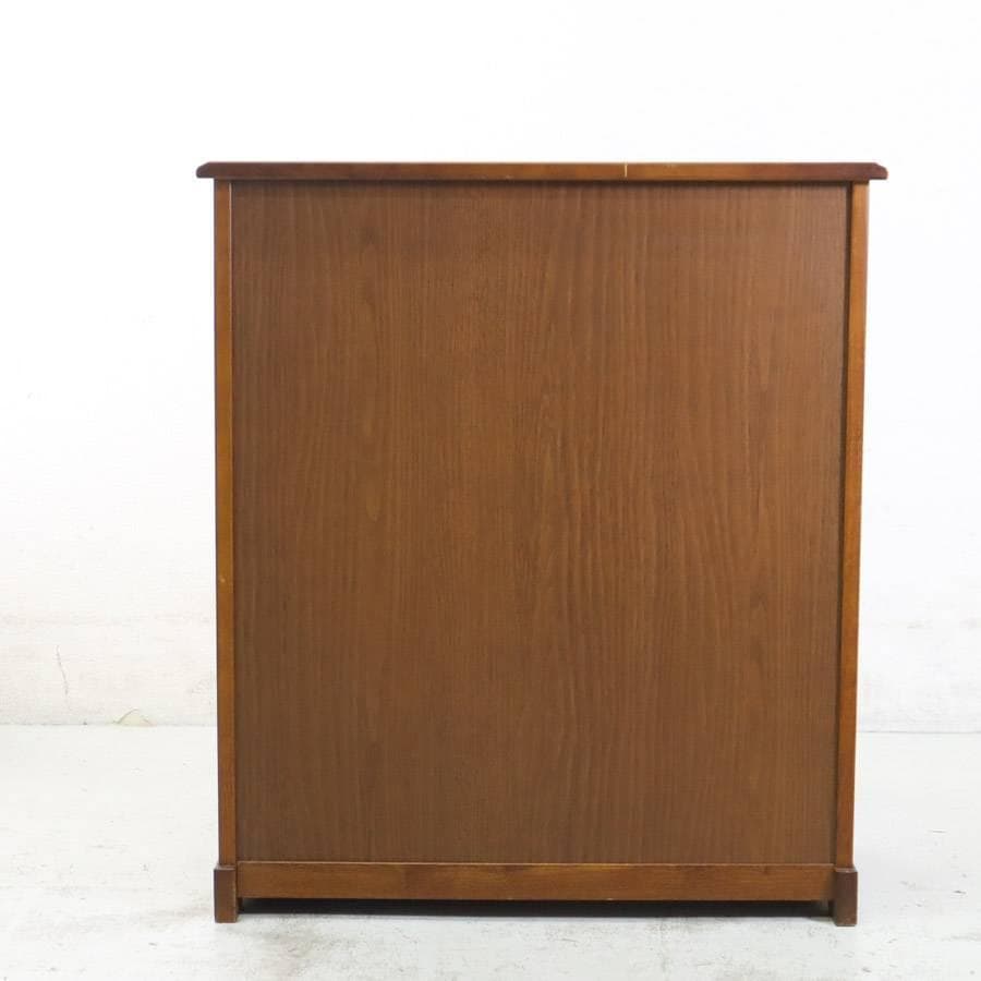 カリモク家具 コロニアル 電話台 FAX台 引き出し2杯 観音扉付き収納