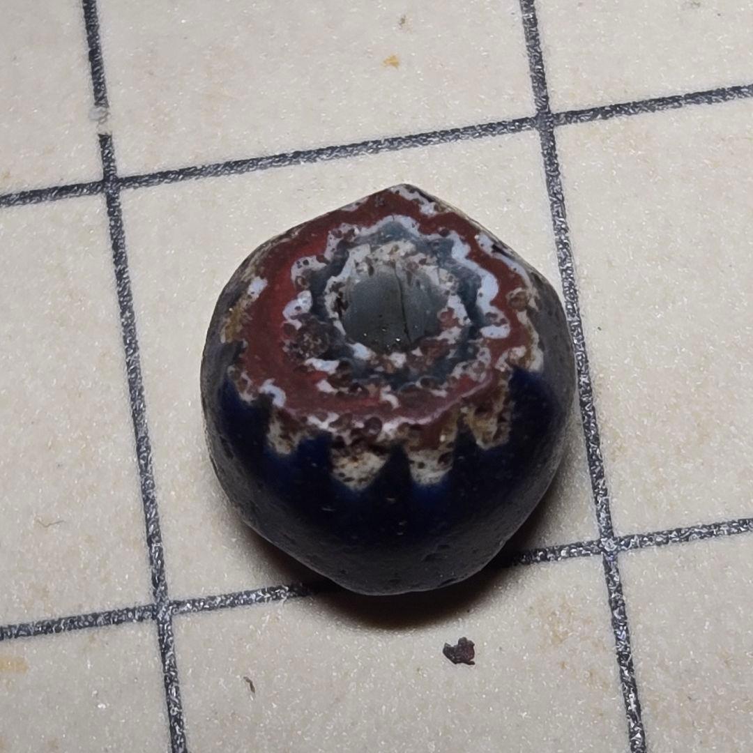 小粒　雰囲気抜群　７層シェブロンビーズ　goro's等のカスタムに　13