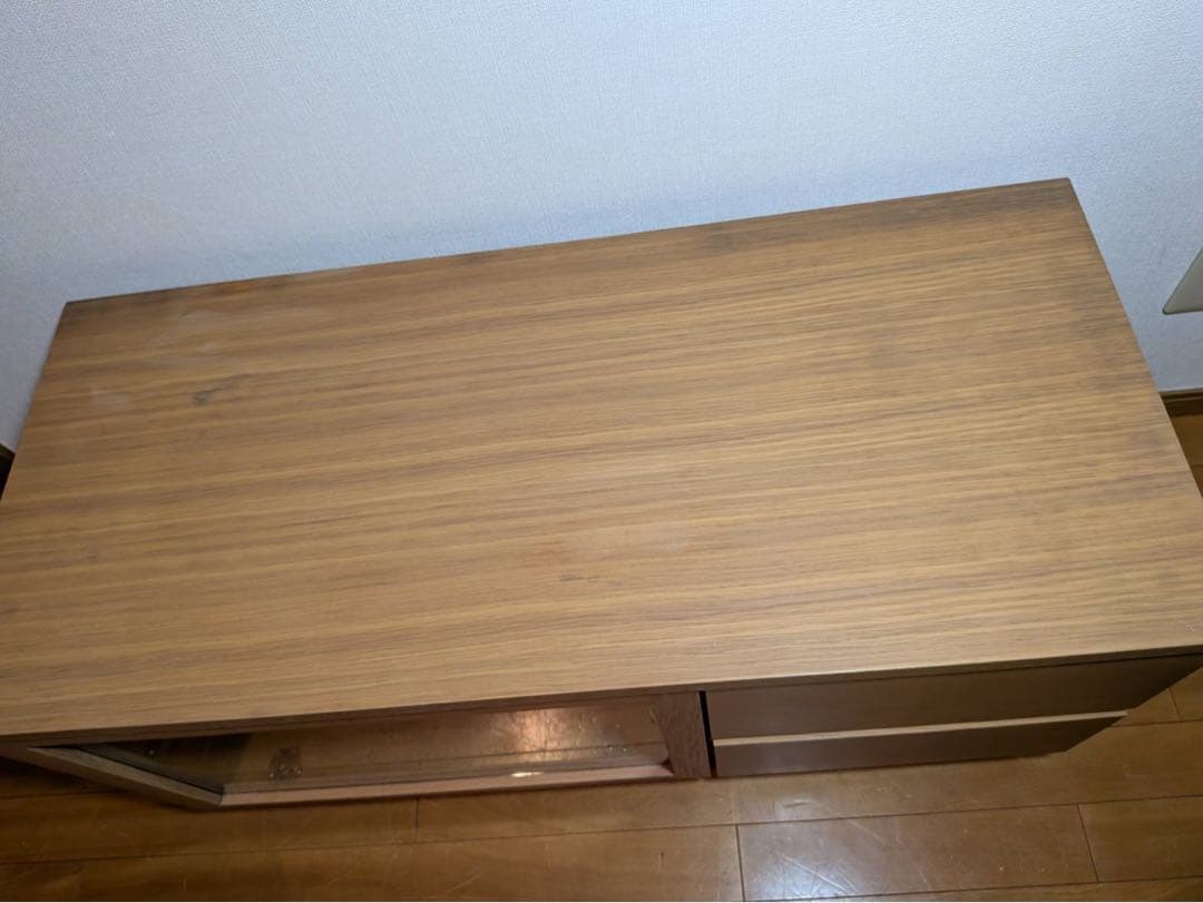 ■送料込■無印良品 木製テレビボード オーク材 収納棚 TV台木製家具 廃盤
