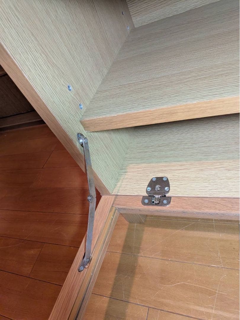 ■送料込■無印良品 木製テレビボード オーク材 収納棚 TV台木製家具 廃盤