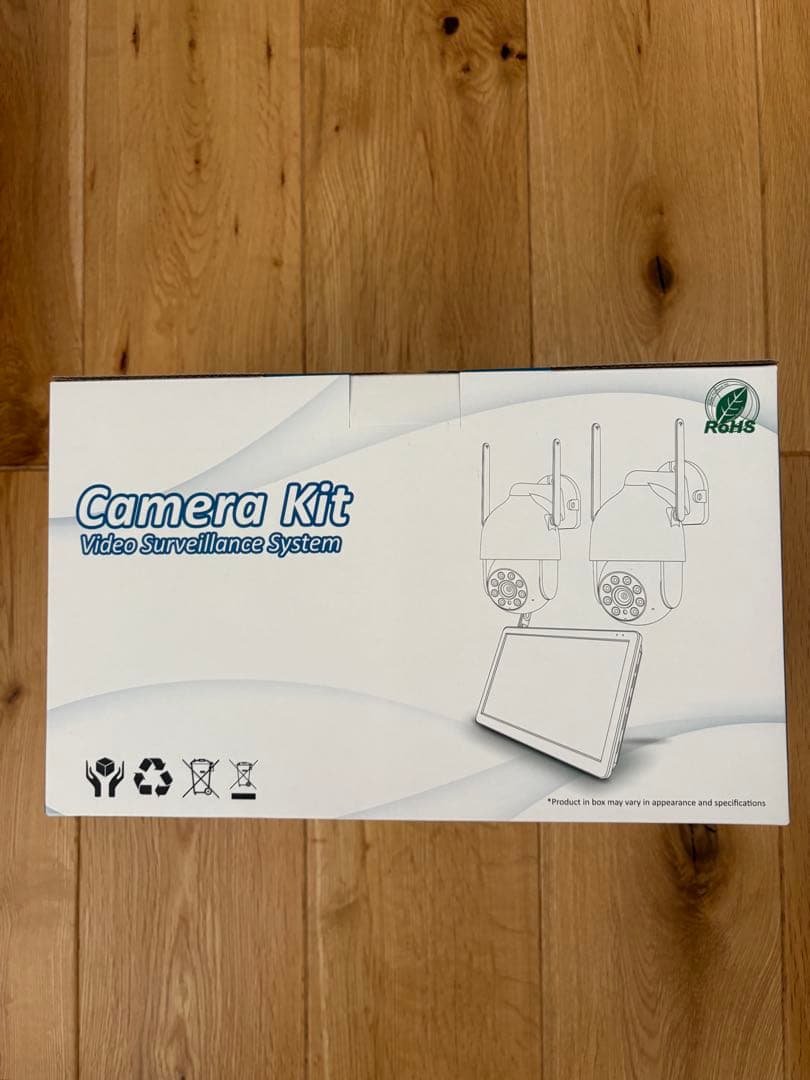 500万画素対応・360°全方位監視・夜間カラー撮影 防犯カメラ　1TB モニタ