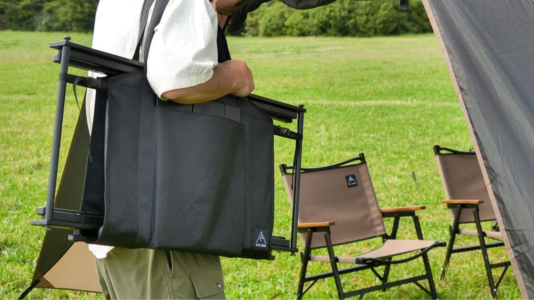 【新品・未使用】RATELWORKS ウッドパネルテーブル＆キャリーバック