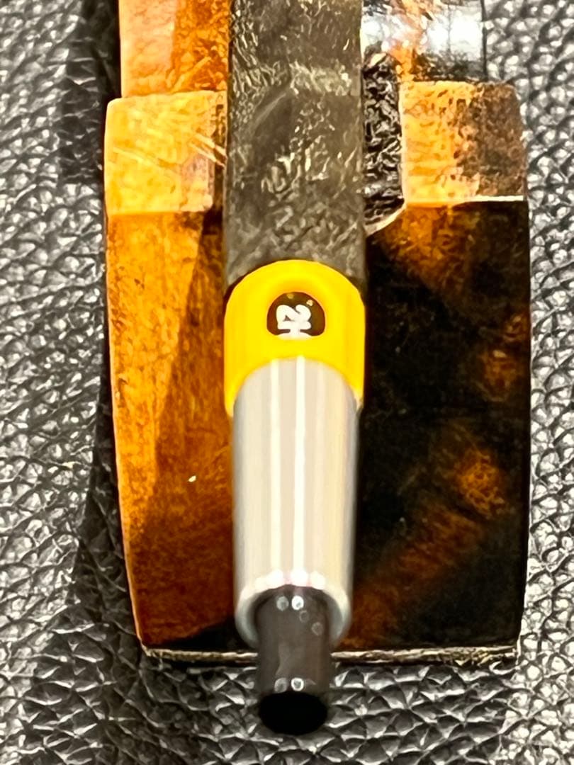 よしえ　スタビメイプル瘤木軸のみ+6角軸+スリット加工