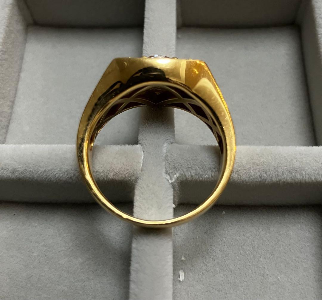 【保証書付】K18 ダイヤモンドリング (Type-TR)