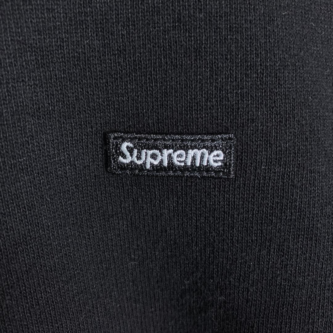 【美品！】supreme◆small box logo パーカー 黒 XXL