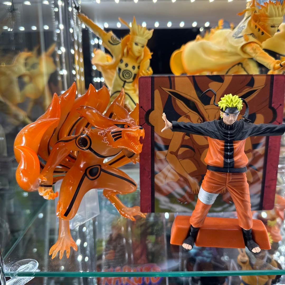 NARUTO ナルト ミナト　クラマ　フィギュア 8体セット+複製原画付き