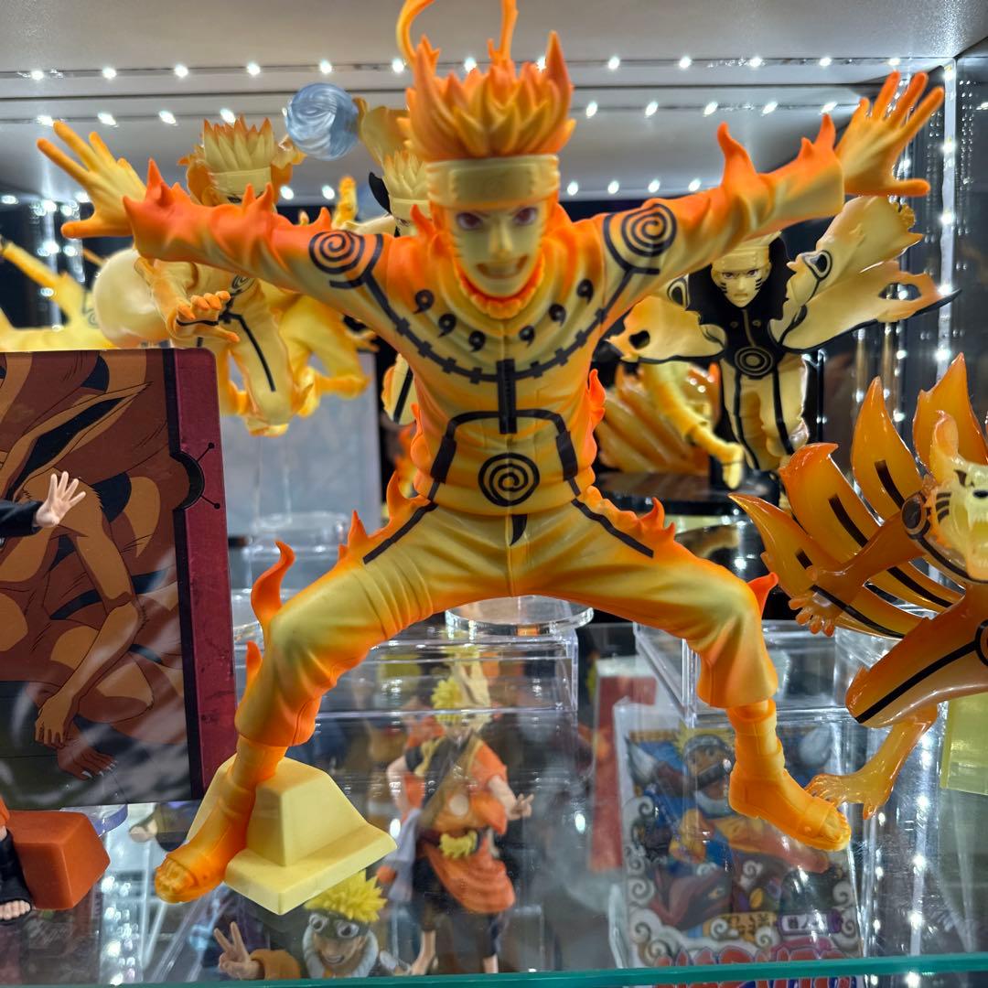 NARUTO ナルト ミナト　クラマ　フィギュア 8体セット+複製原画付き