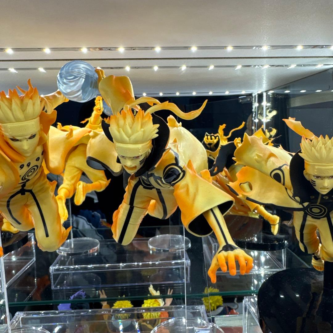 NARUTO ナルト ミナト　クラマ　フィギュア 8体セット+複製原画付き