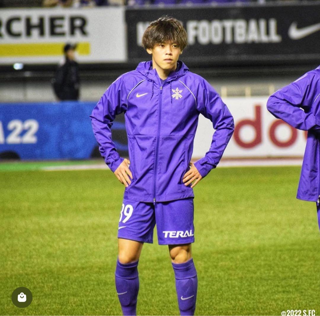 【レア】サンフレッチェ広島 AWAYFジャケット ヴァイオレット XL