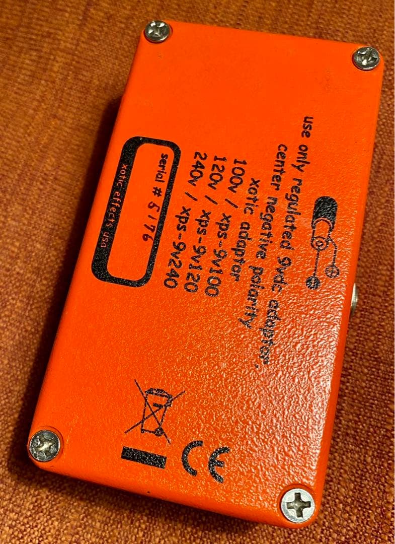 Xotic BBPreamp 初期生産平ネジ