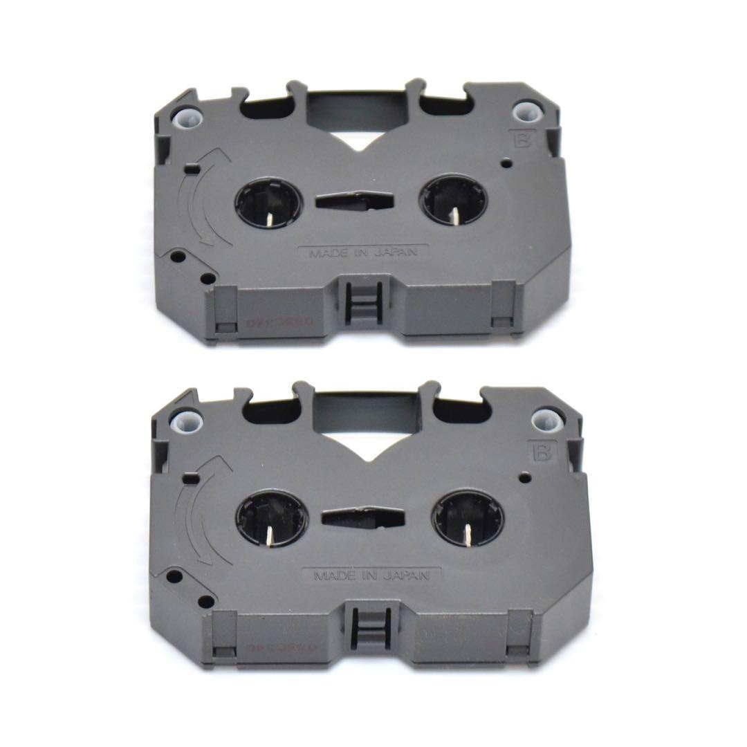 アルプス　ワープロ用共通リボンカセット 黒　2個　セット　TY-EW-BK