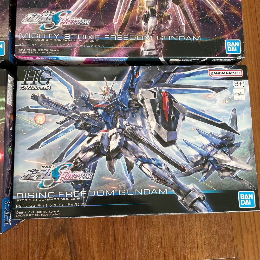 HG ガンプラ 4点セット　ガンダムSEED ガンダムSEED フリーダム