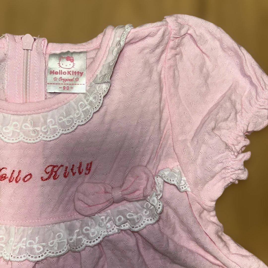 激レア❤️Hello Kitty ピンク フリルセット サイズ90