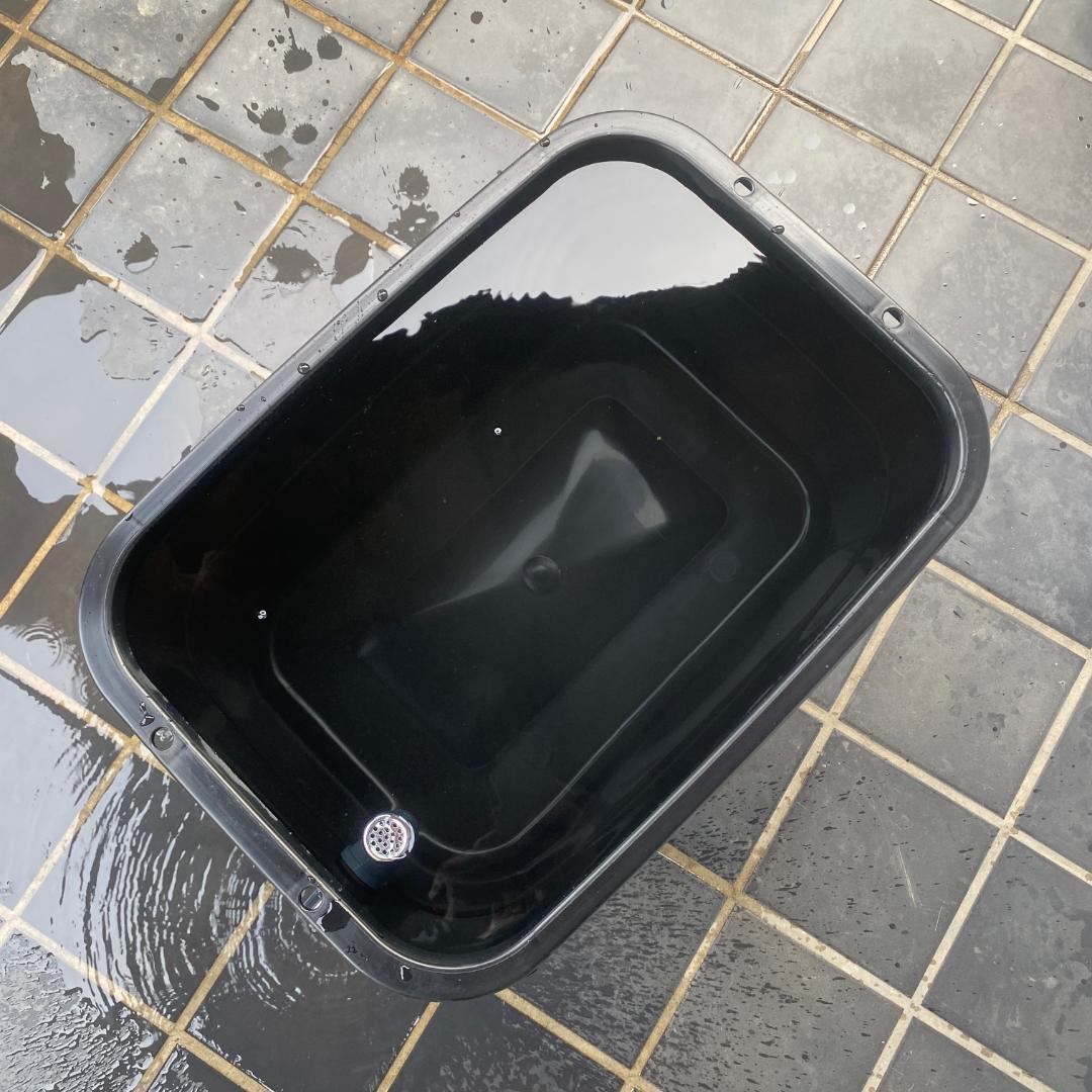 【新仕様】メダカ飼育ケース 36㍑x4個（4色から選択） オーバーフロー加工付