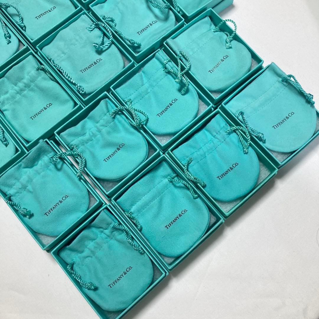 ティファニー　旧型　巾着袋　空箱　18個セット　保存袋　アクセサリー入れ　ポーチ