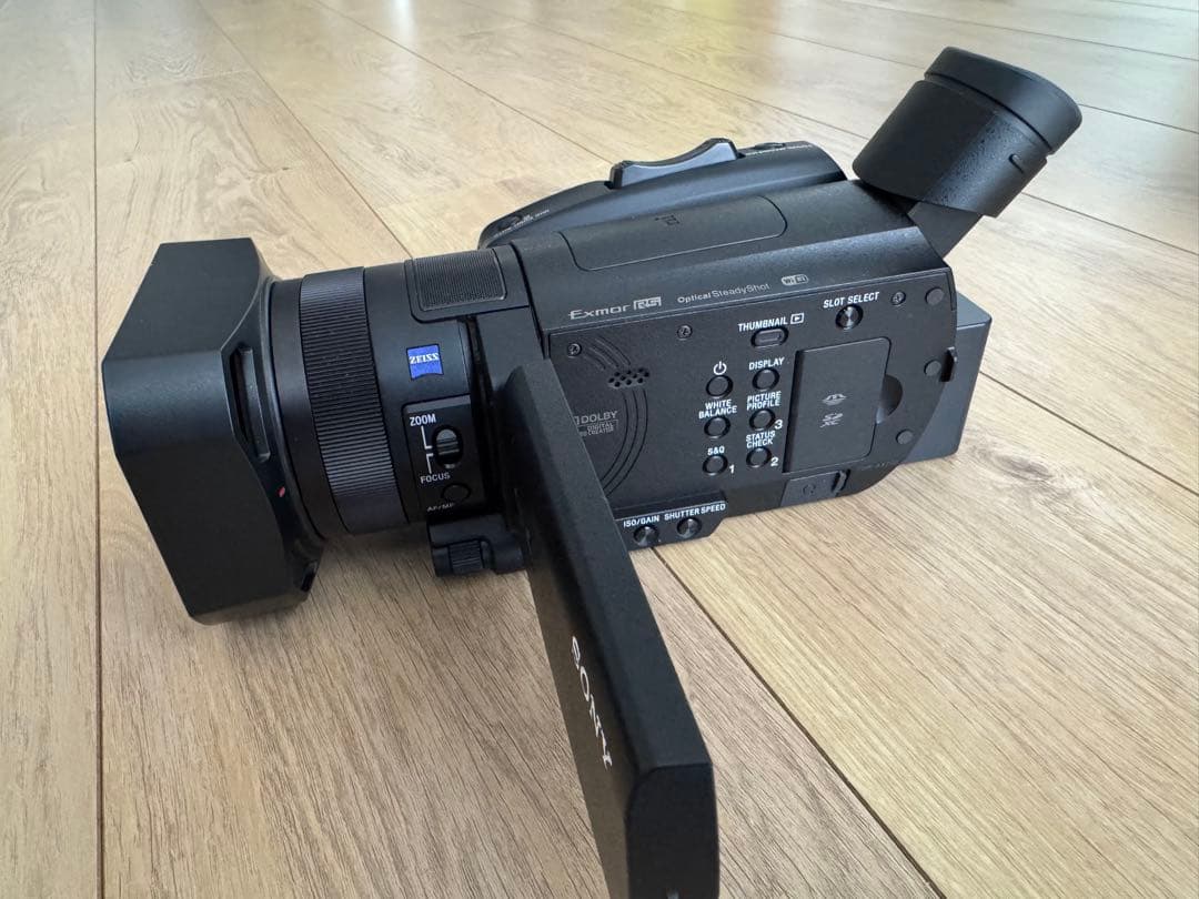 （海外版）FDR-AX700 SONY 4K ビデオカメラ 本体（箱無し）