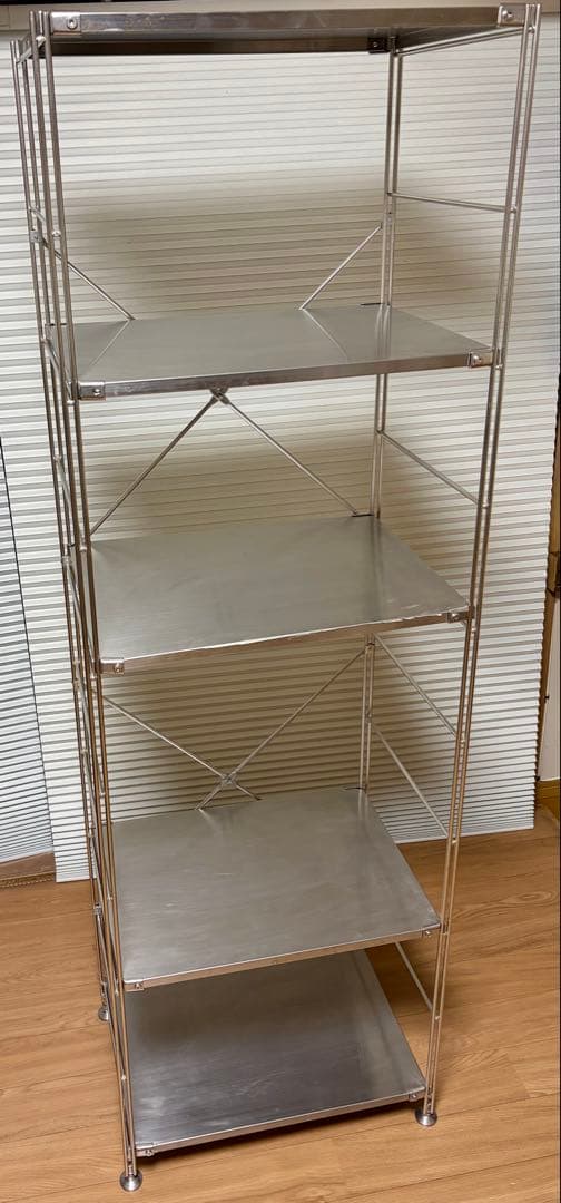 無印良品 ステンレスユニットシェルフ 大 幅58×奥行41×高175cm