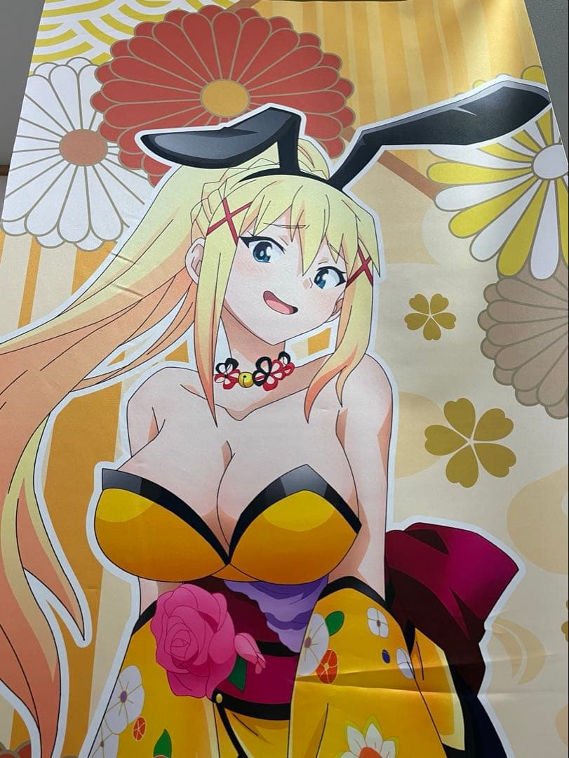 このすば　等身大タペストリー和風バニー　 ドンキコラボ3種セット