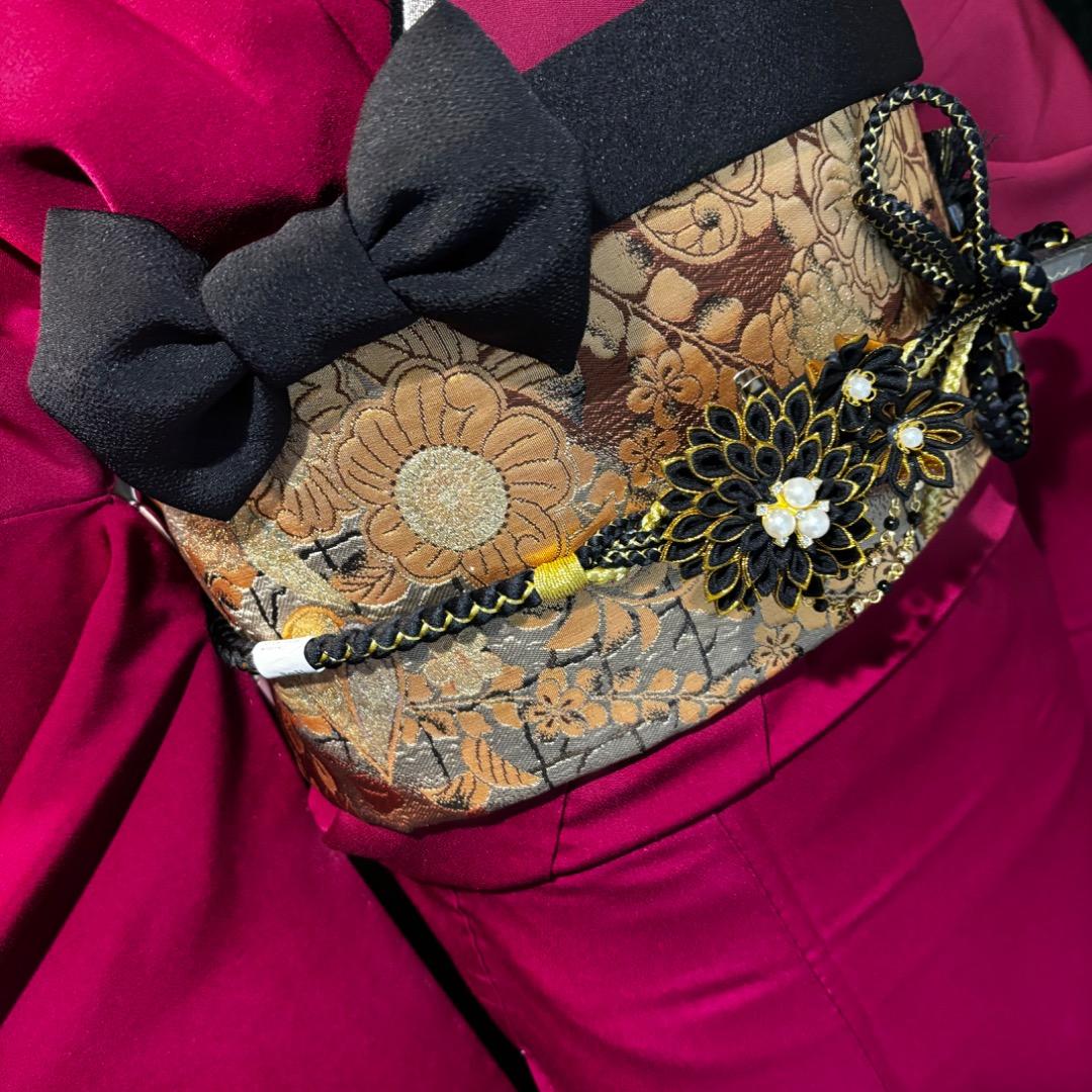 美品　牡丹　無地　金糸　珍品　逸品　振袖　フルセット 振り袖