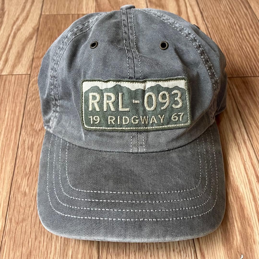 RRL レザーストラップ コットンキャップ