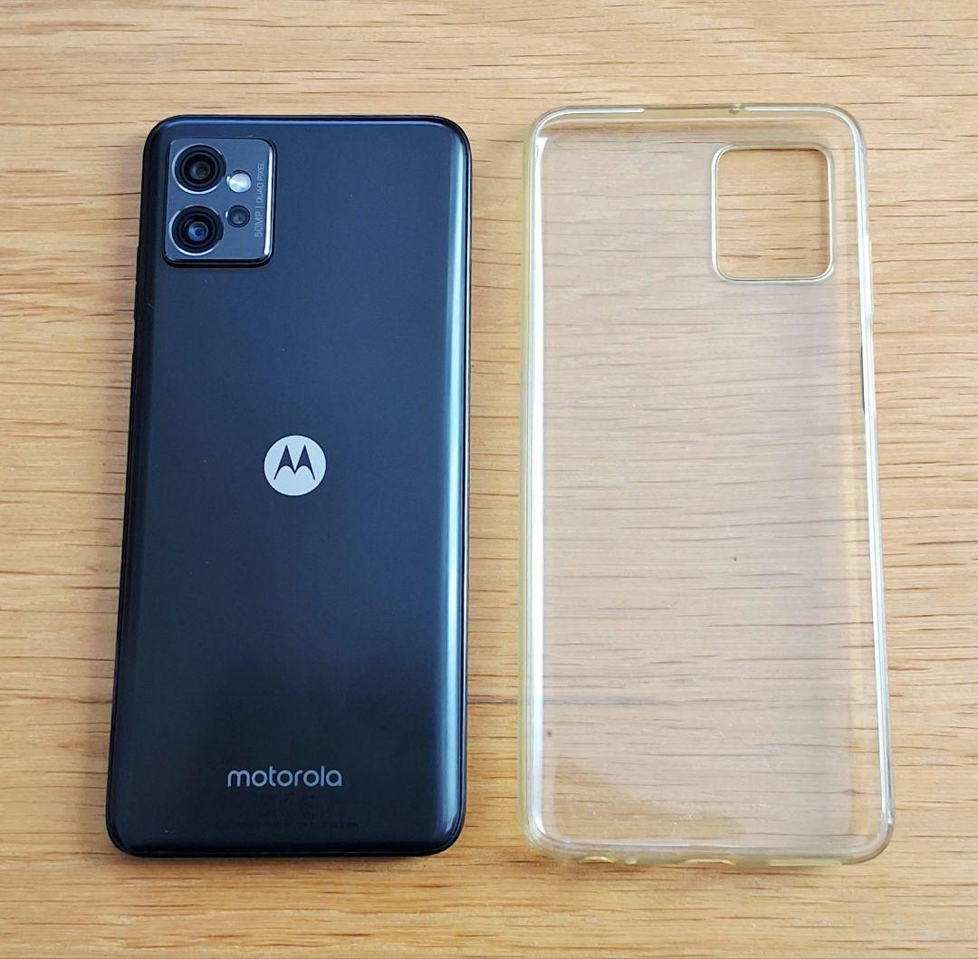 motorola スマートフォン moto e32s 本体 クリアケース付き