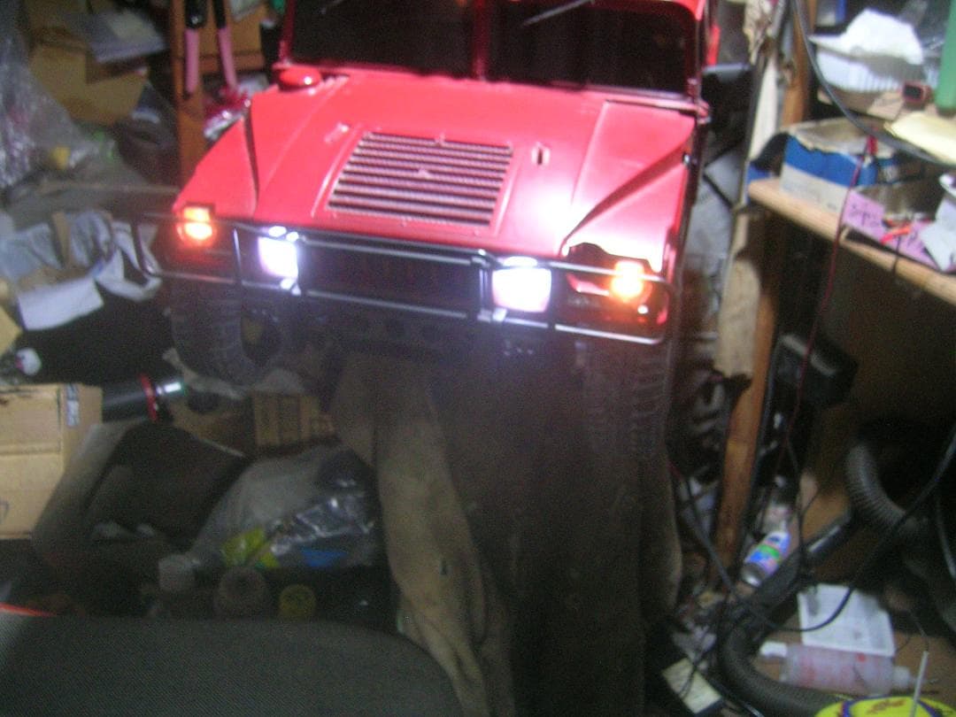 ライト点灯!卓上調整済!、走行動画、高級ラジコン！デアゴスティーニ,ハマーH1