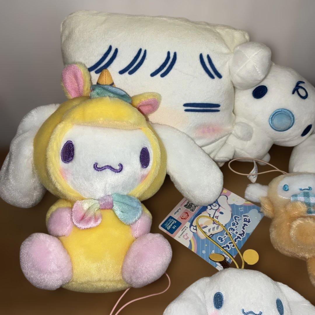 シナモロール不思議の国のぬいぐるみ、お世話セット、グッズ20点セット