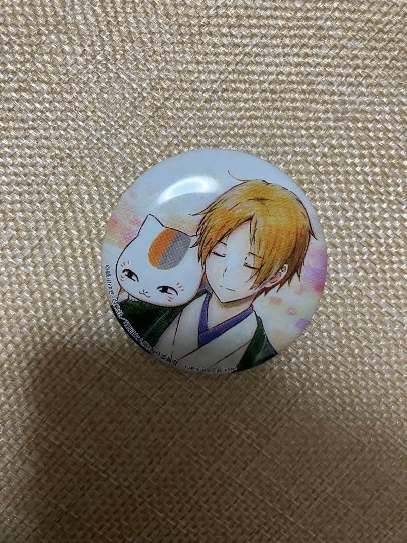 夏目友人帳 夏目貴志 2016年 ミュージカル限定 ニャンコ先生 缶バッジ