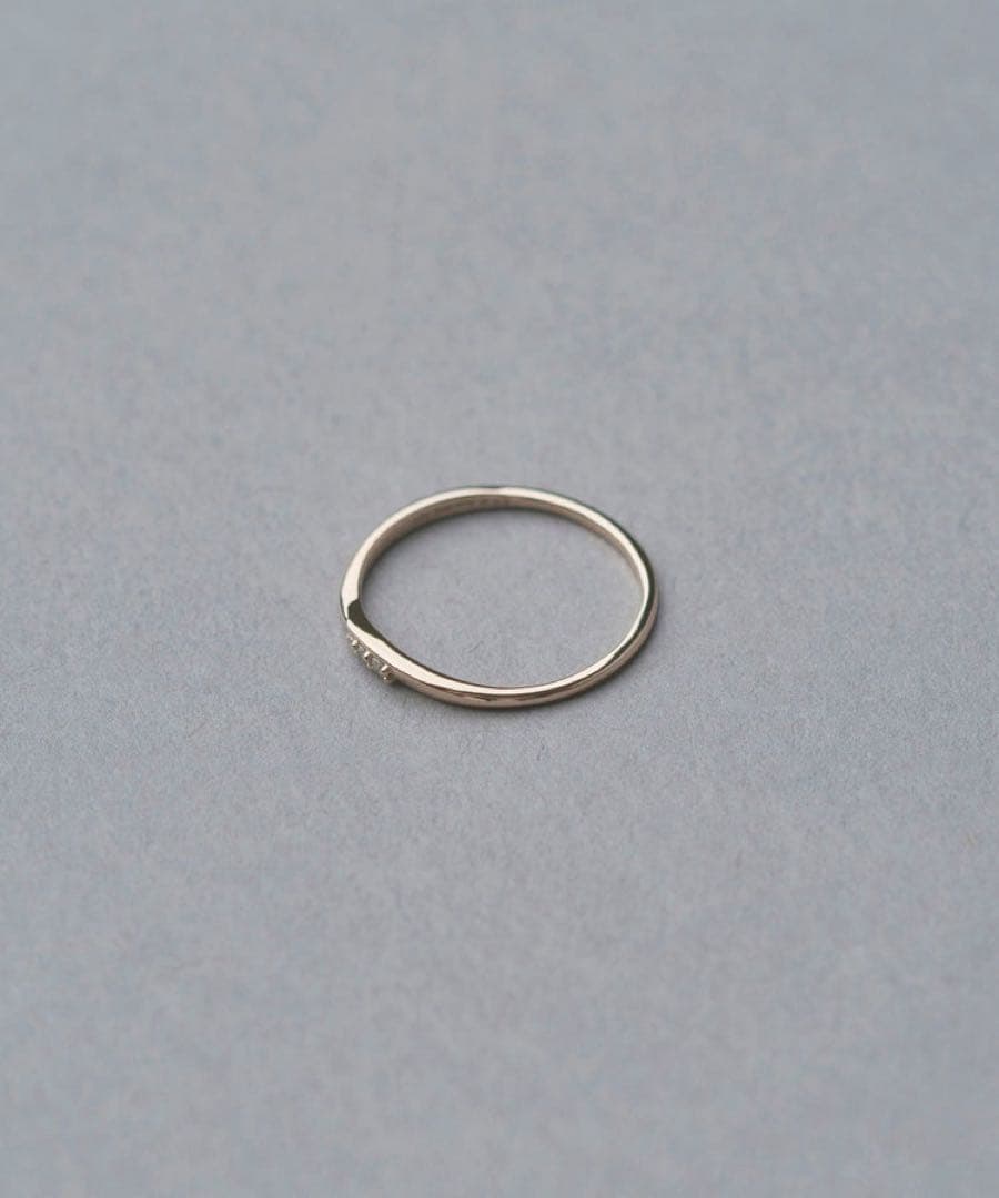 【美品】ete＊K10MPGダイヤモンド ツイストリング（13号）