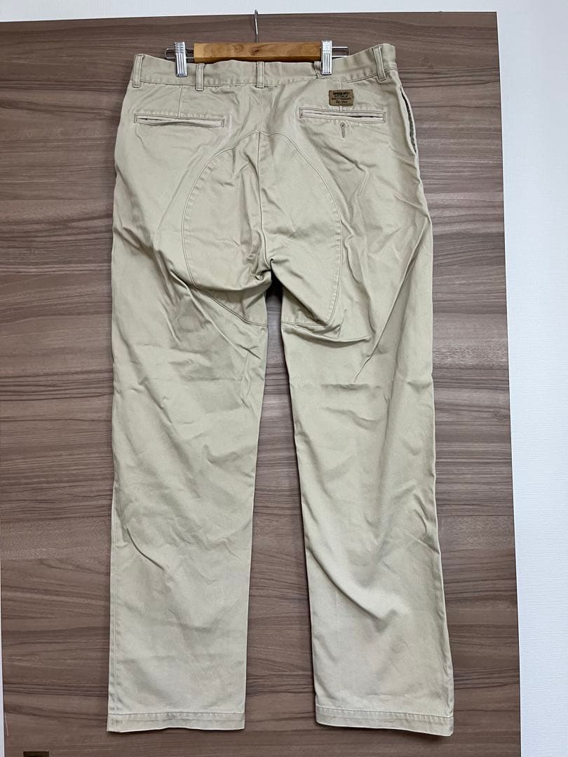 supreme チノパン　ベージュ