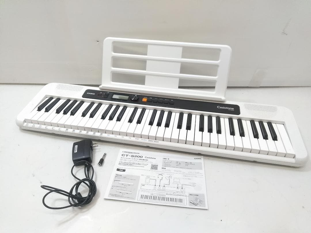 カシオ Casiotone CT-S200 61鍵 電子キーボード△