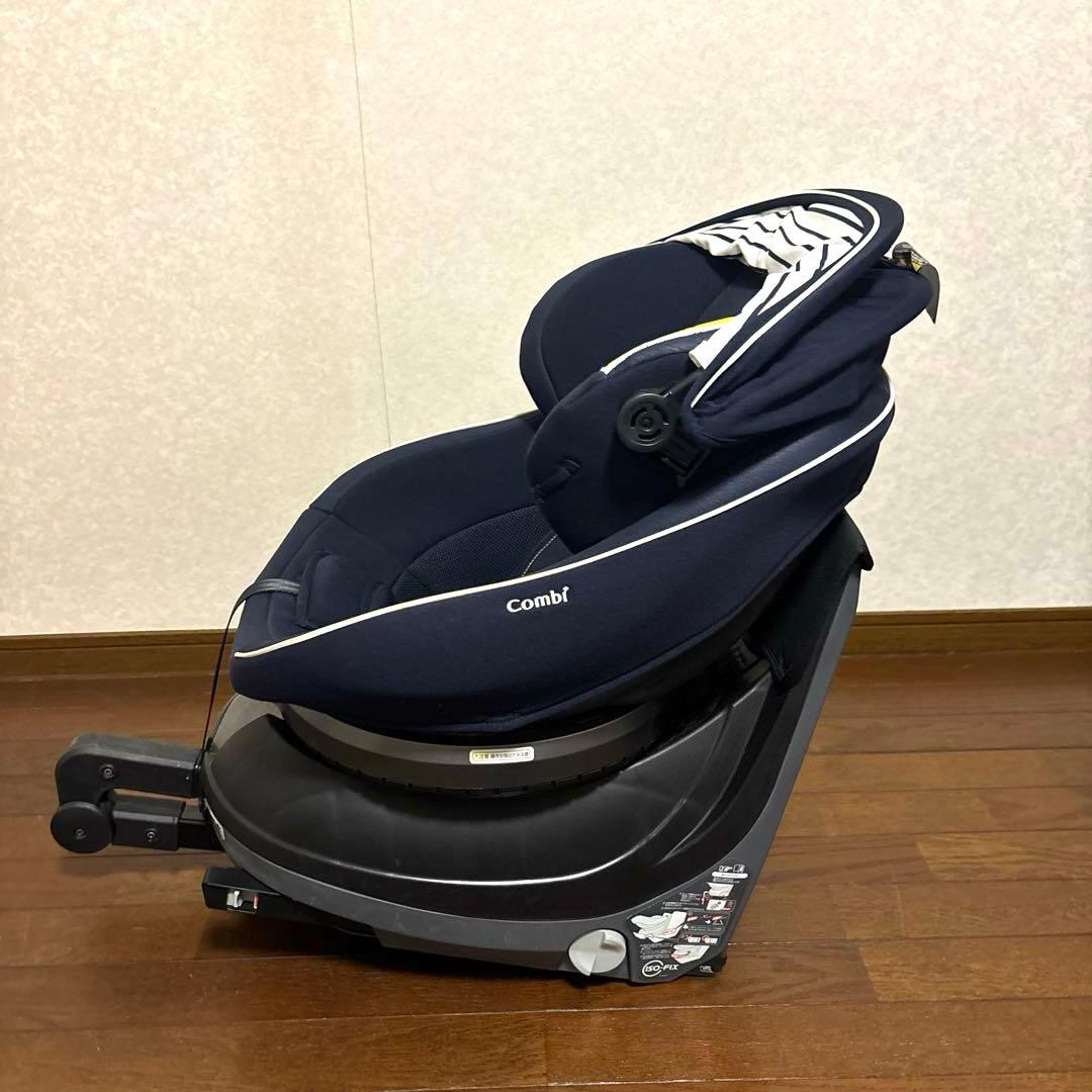 【良品】Combi クルムーヴスマート ISOFIX JJ-600 ネイビー