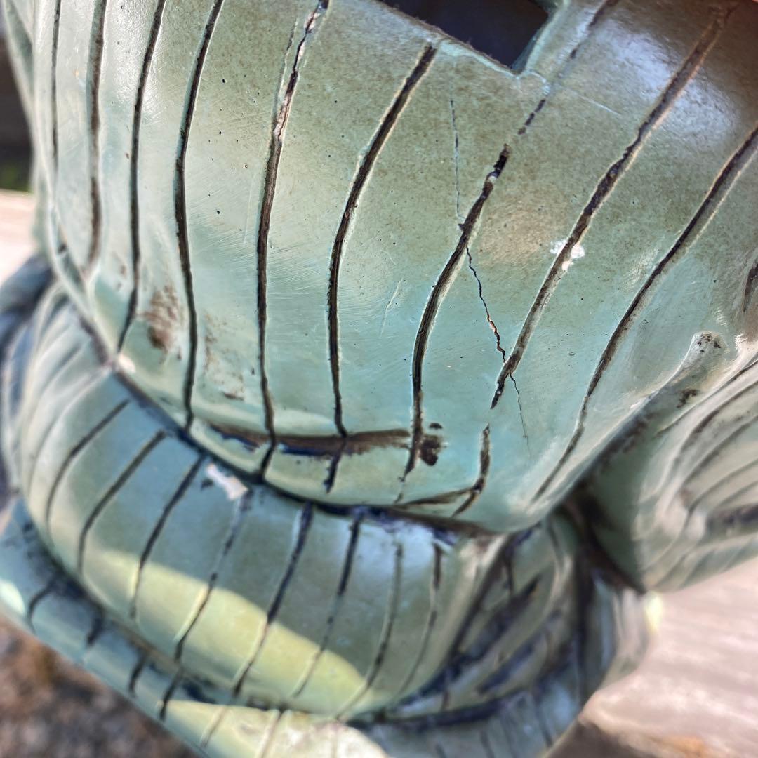 仙台四郎像　商売繁盛　貯金箱　開運　万平　縁起物　人神　昭和レトロ　人形　置物