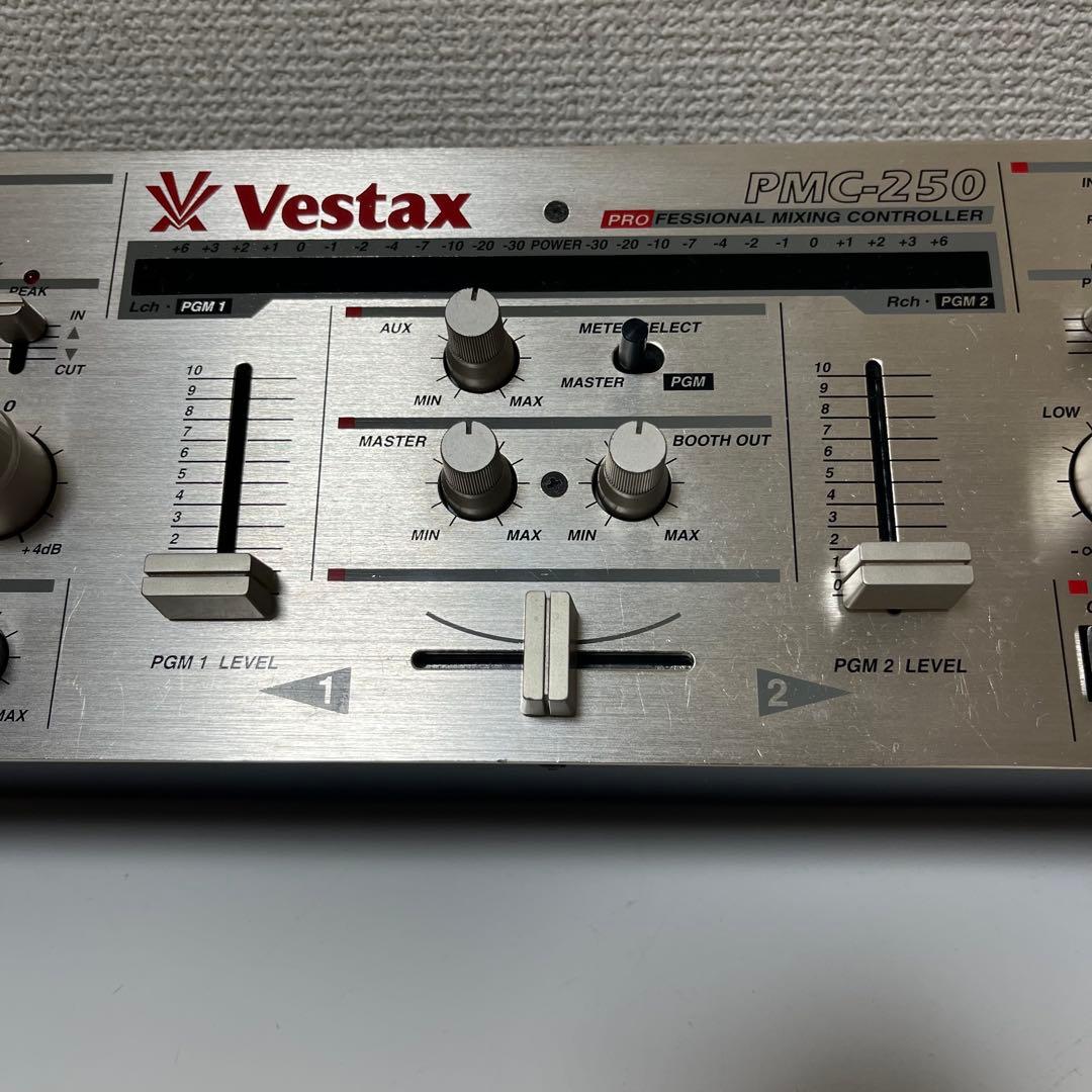 美品 動作OK Vestax PMC-250 DJミキサー ゴールド ロータリー