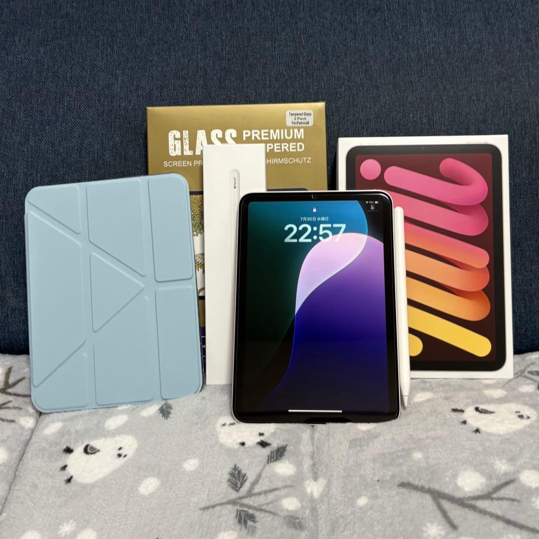 iPad mini6 256GB Wi-Fi ピンク、ApplePencil2