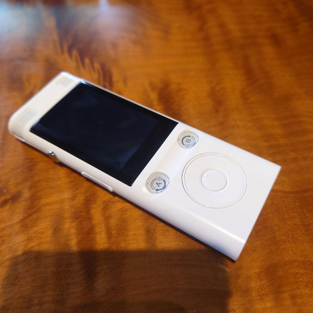 【美品】自動翻訳機ez:commu TR-E18-01-WH